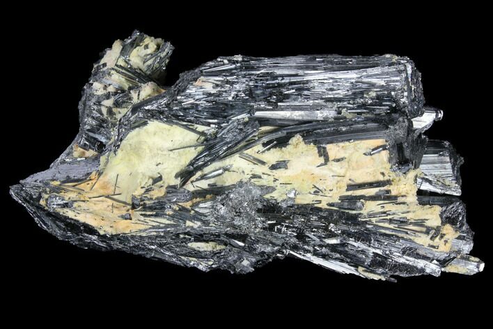 Metallic Stibnite Crystal Cluster - China #97813